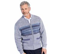 Tootal Horizontal Jacquard Zipper Cardigan Tootal Blue XXL
