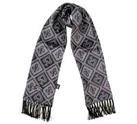 Tootal Mens Geo Print Silk Scarf (Black, One Size)