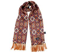 Tootal Mens Paisley Print Silk Scarf (Burnt Orange)