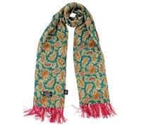 Tootal Mens Paisley Print Silk Scarf (Green Paisley, One Size)
