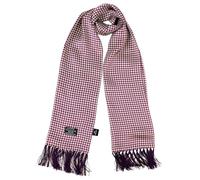 Tootal Mens Retro 60s 100% Houndstooth Pattern Mod Scarf (Burgundy, One Size)