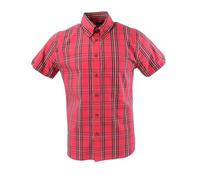 Tootal Slim Fit Royal Stewart Tartan Cotton Shirt (UK, Alpha, M, Regular, Regular)