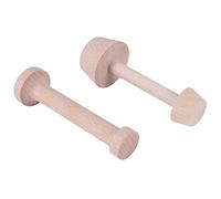 Tooteeru 2 Pieces Wooden Tart Tamper Set Tart Pan Wooden Egg Tarts Tamper Pastry Tools Tart Tamper DIY Cake Pastry Tools