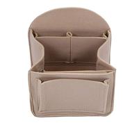 Tooteeru Felt Backpack Insert Organizer Storage Universal In Bag for Men Women Shoulder Tote Handbag Organizers (Dark Khaki)