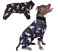 Tooth and Honey Pit Bull Pajamas/Unicorn Dog Pajamas/Lightweight Pullover Pajamas/Full Coverage Dog pjs/Updated FIT