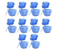Tooth Box | 10-Piece Colorful Storage with Lanyard | 2.1x1.8x1.8cm Kids Lost Tooth Storage Holders | for Toddler Boys Girls Home Nursery School Kindergarten Playroom Birthday