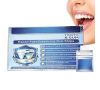 Tooth Brightening Strips Fast-Dissolving Freshen Breath