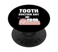 Tooth Extraction Day! Funny Wisdom Teeth Removal PopSockets Adhesive PopGrip