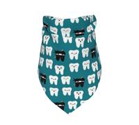 Tooth Fabric Way Of The Ninja Tooth,Bib Scarf Triangle Hood Adjustable Pet Scarf Washable Hood Suitable for Small, Medium and Large Dogs and Cats
