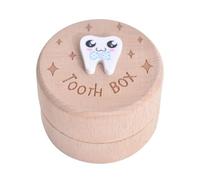 Tooth Fairy Box - Collection Hair Storage Keepsake Box | Wood Tooth Saver Container, Teeth Keepsake Boxes For Kids Boys Girls Nursery Decor Memorial Birthday Mother Father Collectible