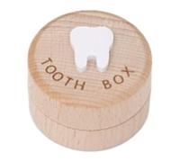 Tooth Fairy Box | Creative Wooden Tooth Box | Wooden Box for Baby Teeth | Dropped Tooth Keepsake Storage Box for Storing Children's Lost Teeth and Creating