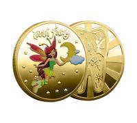 Tooth Fairy Coin - Cartoon Memory Token, Kids Lost Dooth | Fantastic Reward Coin, Silver Plated Milestone Gift For Childhood Success Collection For Kitriel