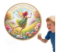 Tooth Fairy Coin, Kids Teeth Change Metal Reward Coin, Portable Lightweight Growth Memorial Medallion for Girls Kid Children
