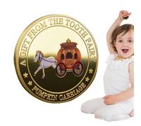 Tooth Fairy Coin | Lost Teeth Reward Keepsake Coin,Treasure Memory Keepsake Collectible Tooth Fairy Souvenir for Boys Girls Children Collection