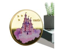Tooth Fairy Coin, Lost Teeth Reward, Treasure Memory Keepsake, Collectible Souvenir for Boys, Girls, Children’s Tooth Collection and Present, Iron, Mirror Surfaces, Uv Process