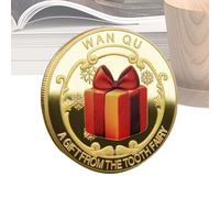 Tooth Fairy Commemorative Coin | Lost Teeth Reward Commemorative Coin,Fun Keepsake for Display Kids Childhood Tradition