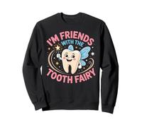 Tooth Fairy Magic Cute Fun Design for Children's Smiles Sweatshirt