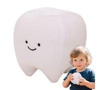 Tooth Fairy Pillow - Cute Soft Tooth Stuffed Animal | Cartoon Dolls for Baby Girls Boys Friends Teens Family School Girlfriend Kids Son Daughter Youth Children