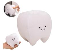 Tooth Fairy Pillow,Cute Soft Tooth Stuffed Animal | Plush Figure Toys,Fun Teeth Decor Plush School Toy,For Famil Stress