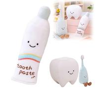 Tooth Fairy Pillow,Cute Soft Tooth Stuffed Animal | Plush Figure Toys,Fun Teeth Plush Toy,For Stress Home Decor School Family Friends Daughter