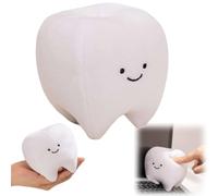 Tooth Fairy Pillow,Cute Soft Tooth Stuffed Animal | Plush Figure Toys,Fun Teeth Plush Toy,For Stress Home Decor School Family Friends Daughter
