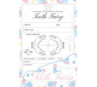 Tooth Fairy Receipt Book: Certificate Tooth to Record Lost Tooth For kids, 50 Receipt (6''x9'').