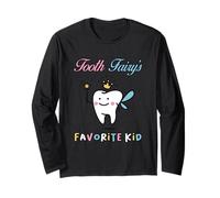Tooth Fairy’s Favorite Kid Funny First Lost Tooth Kids Long Sleeve T-Shirt