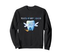 Tooth Fairy Squad Hand-drawn Cartoon Tooth Kids Dental Humor Sweatshirt