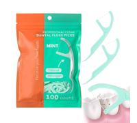Tooth Floss, Mint Flavor Ultra Fine High Tension Cleaning Pick | Promote Breath Confidence, Gentle Tight Gap Sliding Action, Maintain Healthy Smile Standard Every Single Morning