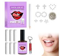 Tooth Gem Kit,DIY Tooth Gems Kit, Removable Tooth Gems,Teeth Gem Kit for Teeth Decoration, Strong Tooth Gem for Girls and Women's Gifts