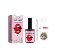 Tooth Gem Kit - Easy to Apply & Remove, Durable White Gem for Attractive Smile, Quick 60-Second UV Cure Application(1PC)