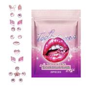 Tooth Gems - 3mm Kit, Sparkling Teeth Accessories, Safe Sticky Stones, Easy Application Tools | Professional Temporary Gems Kit for a Sonris