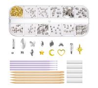 Tooth Gems Crystals - Shining Teeth Jewelry Gems | Reflective Tooth, Tooth Artificial Crystal, Multi Shaped Gems for Halloween Teeth