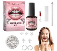 Tooth Gems DIY Kit - Removable Teeth Gems with Glue - Add Glamour to Your Smile