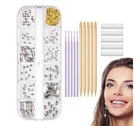 Tooth Gems Kit | Tooth Gems Set | Tooth Artificial Crystal, Teeth Decoration, Reflective Tooth for Dating Halloween Teeth Decorations