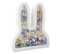 Tooth Keepsake Box, Lost Teeth Container With Labels, Kids Tooth Storage Case Bunny Shape Growth Record Keepsake For Memory Home School Birthday