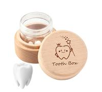 Tooth Keepsake Box Wooden Teeth Storage