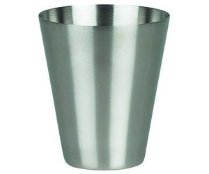 Tooth Mug Silver Max Light Stainless Steel Cup Bathroom Utensil Metal