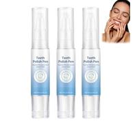 Tooth Paint Pen for Instant Bright Smiles with Brush-Tip Application, Whitening Tooth Paint Pen for Instant White & Stain Conceal, Long Lasting Teeth Paints Pens, Teeth Paints for Travel Use. (3PCS)
