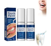 Tooth Paint, Teeth Whitener, Teeth Whitening Stain Remover, Instant Whiten Essence, Travel-Friendly White Paint Easy Application, Brighting & Polish (2)