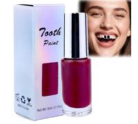 Tooth Paint,Temporary Tooth Makeup,Teeth Paint,Teeth Makeup for Cosplay,Halloween Theater Teeth Makeu/p,Paint Teeth,Black Teeth Paint,Blac/k Teeth,Long Last Teet/h P/aint,Halloween Teet/h P/aint,Red