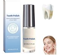 Tooth Paint White Instant with Toothbrush, Tooth Polish, Teeth Whitening Paint for Remove Coffee, Tea, Wine Stains, Fresh Breath