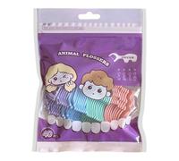 Tooth Picks Flossers 40 Piece Animal-Shaped Toothpicks
