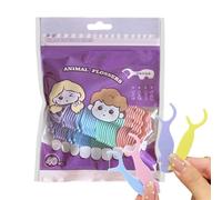 Tooth Picks Flossers 40 Piece Animal-Shaped Toothpicks
