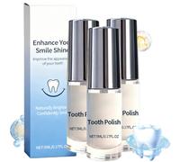 Tooth Polish, Tooth Paint, Natural Teeth Whitening Paint, White Tooth Paint, Portable & Long-Lasting Tooth Polish, Gentle Whitening Teeth Care, Easy to Use, 20ml/pc (3pc)
