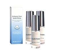 Tooth Polish, White Tooth Paint Instant Whitening, 3 Pcs Gentle Whitening Paint for Teeth, Teeth Polish Varnish for Stain Coverage, Brightening and Polish Teeth in Minutes (A-3pcs)