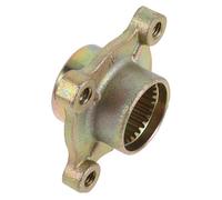 Tooth Rear Axle Sprocket Adapter with Brake Rotor Mount | Metal Golden Finish, 68mm and 48mm Screw Spacing, M8 Holes, Direct Fit for Mini Bikes