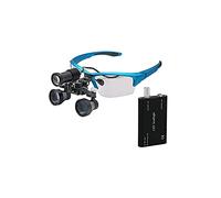 tooth-related Loupes, Head MountLighted Magnifying Specs, 420 mm tooth-related Loupe 3.5X Binocular Magnifier tooth-related Specs with Surgical Procedure Spotlight Head Light Long Working Distanc