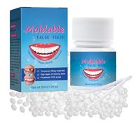 Tooth Repair Kit, 30ml / 1.05 oz Teeth Replacement Kit for Temporary Restoration of Missing & Broken Teeth Replacement Dentures, DIY Moldable Heat Fit Beads Fake Teeth