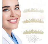 Tooth Repair Kit Temporary Teeth Natural Shade for Filling The Gap Moldable Thermal Beads Replacement Kit Replace Missing or Broken Tooth